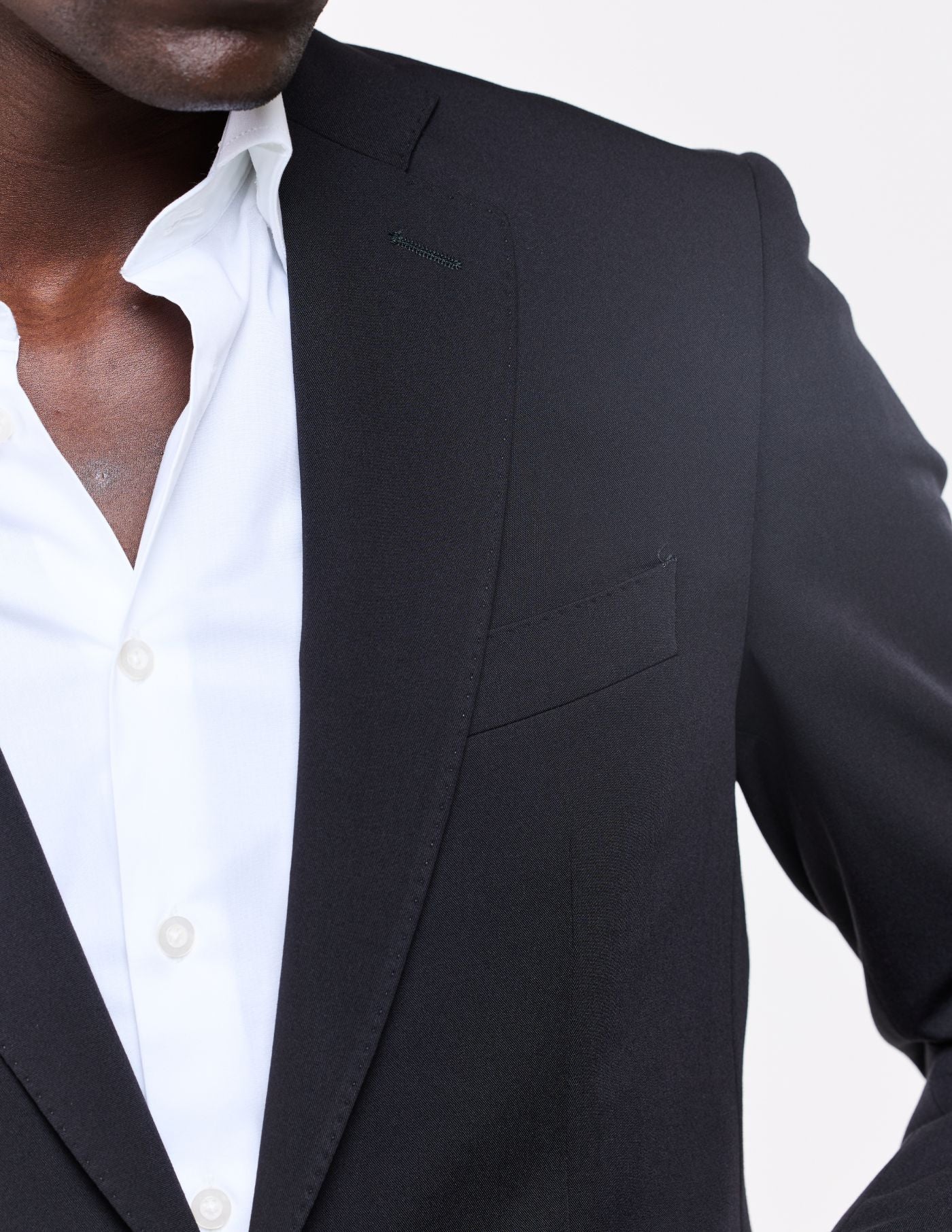 Fato Clássico Slim Fit Cavemen Preto SS26