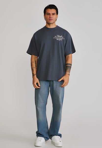 T-shirt Cinza Estampada SikSilk