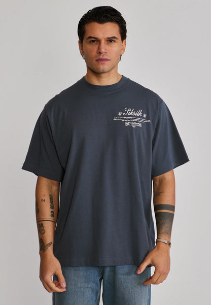 T-shirt Cinza Estampada SikSilk