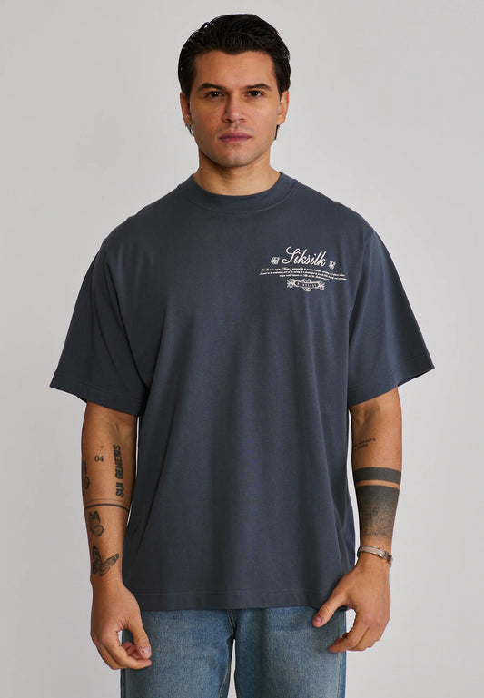 T-shirt Cinza Estampada