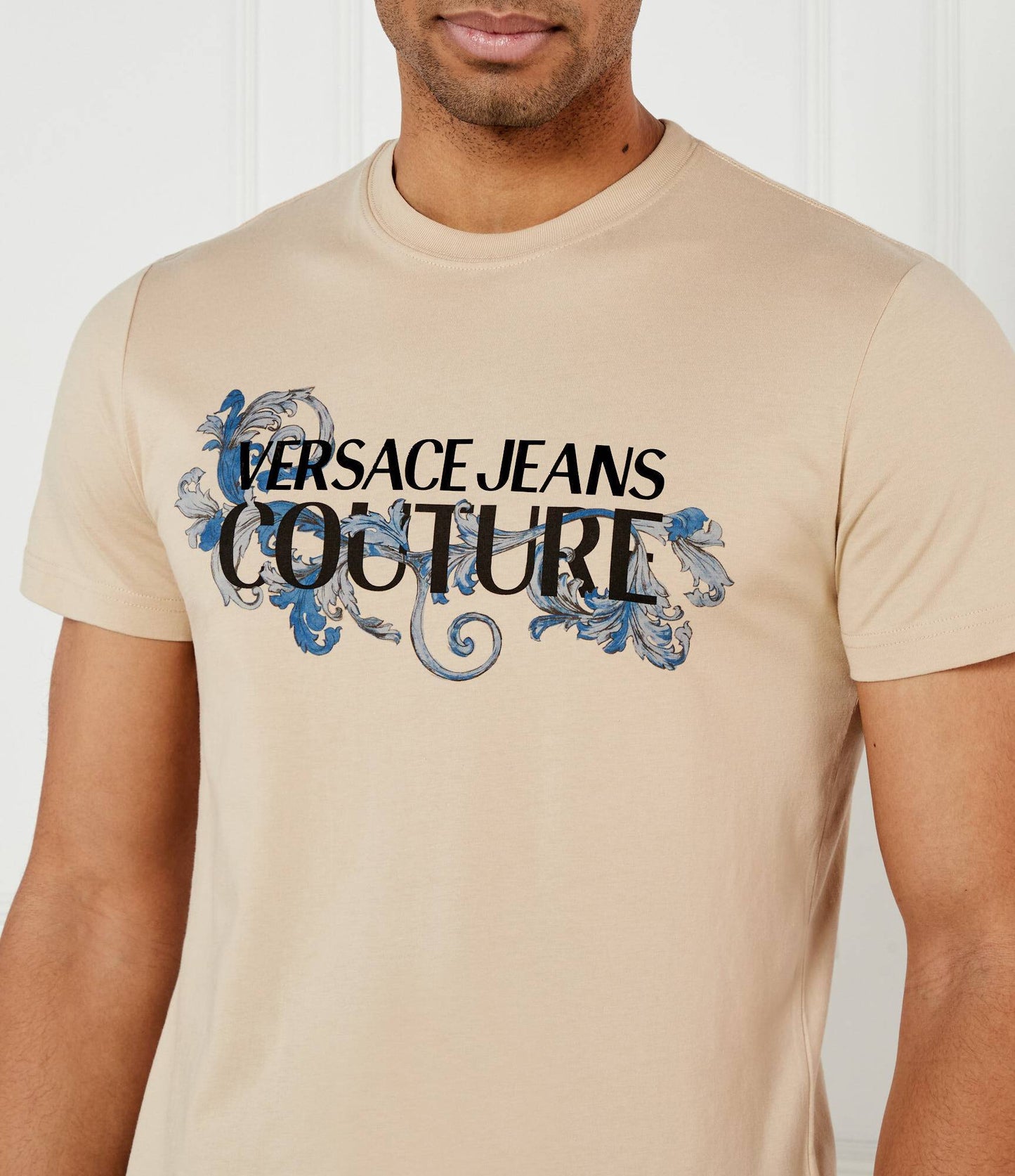 T-shirt Bege Versace Jeans Couture SS25