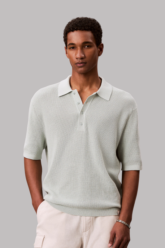 Polo Verde Calvin Klein SS26