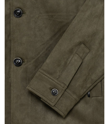 Sobrecamisa Verde efeito Camurça Gianni Lupo