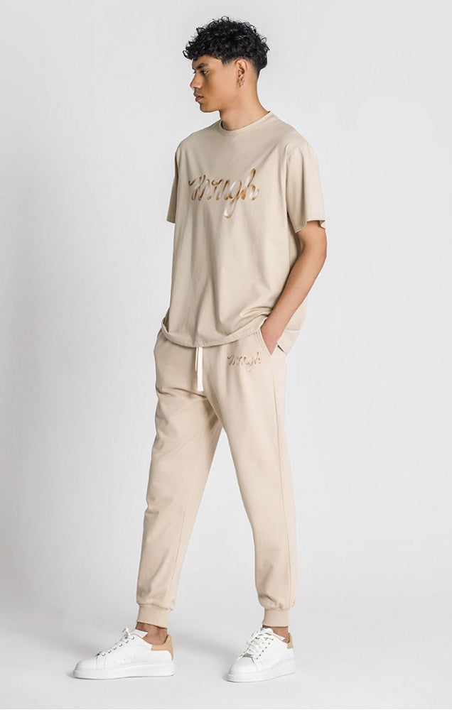 Gianni Kavanagh Beige Laced Oversized Tee FW23