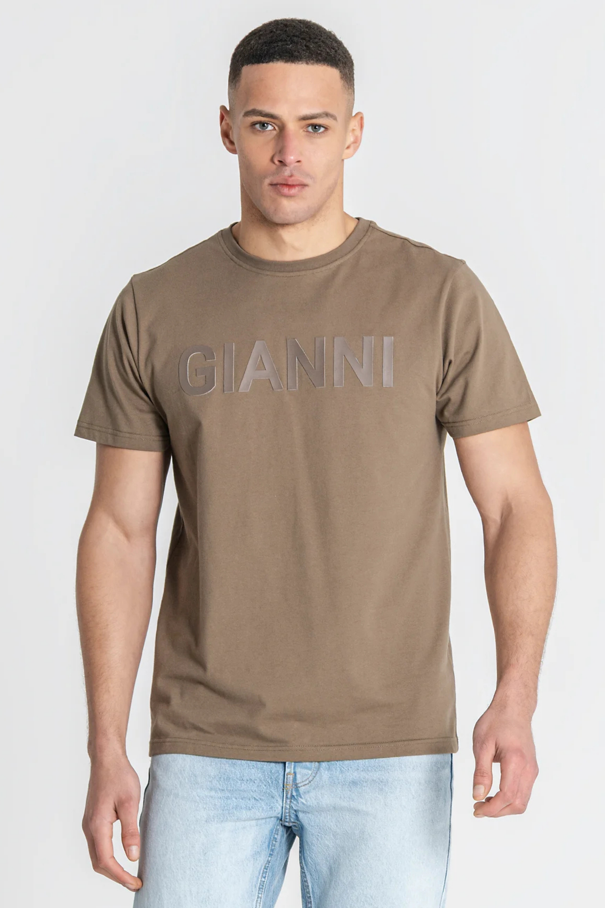 T-shirt Verde com Relevo Gianni Kavanagh
