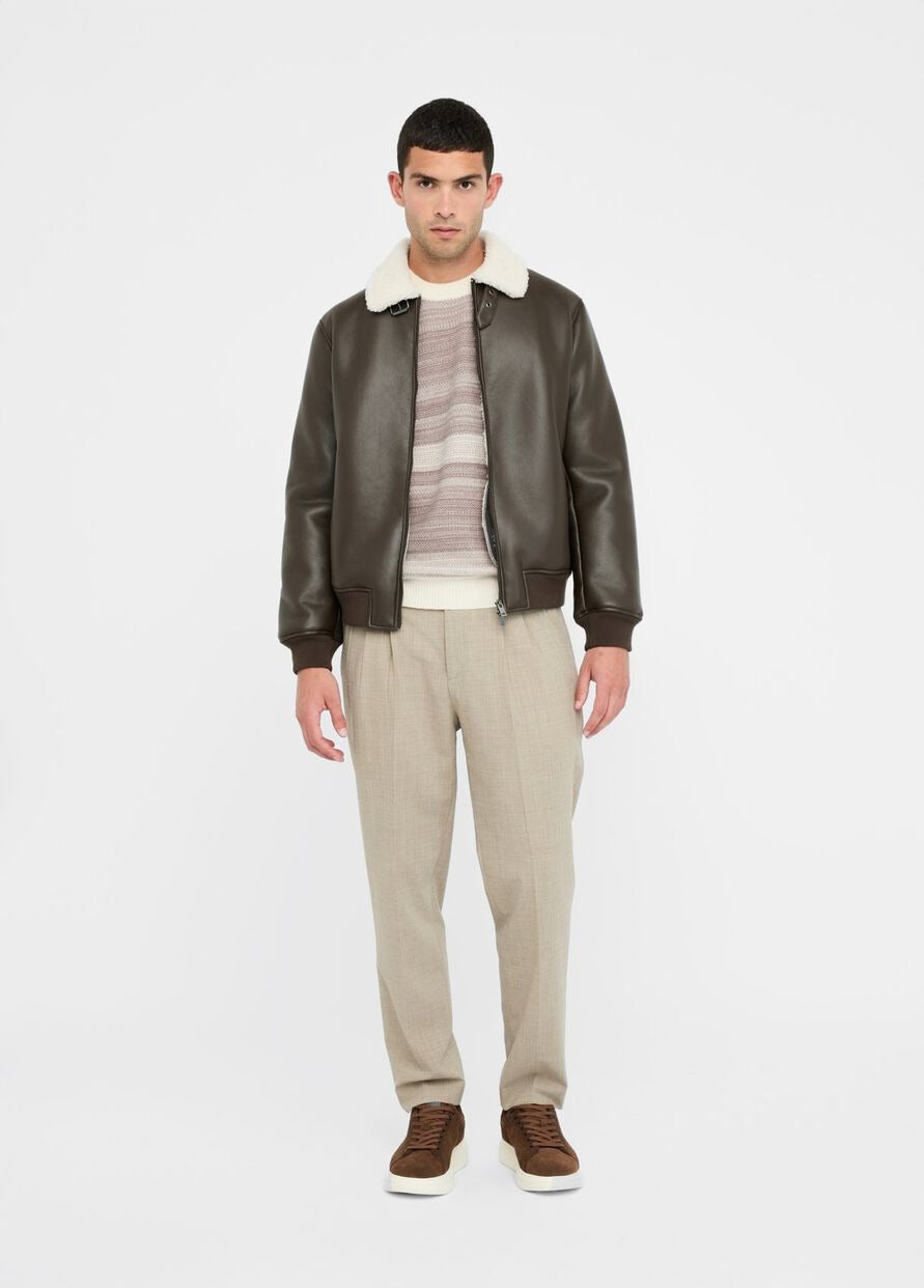 Casaco Biker Castanho Liu Jo SS26