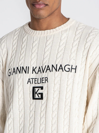 Camisola de Malha Branca Gianni Kavanagh Gianni Kavanagh