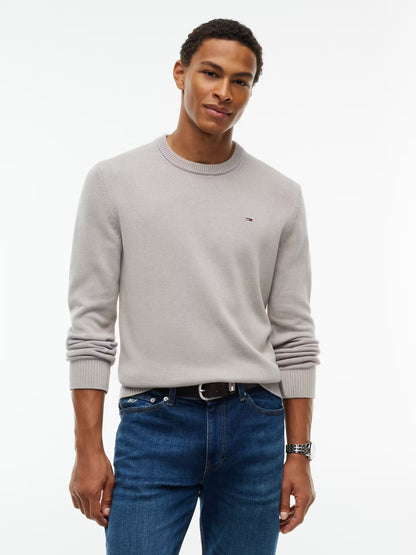 Camisola Gola Redonda Tommy Hilfiger Cinzento Tommy Hilfiger