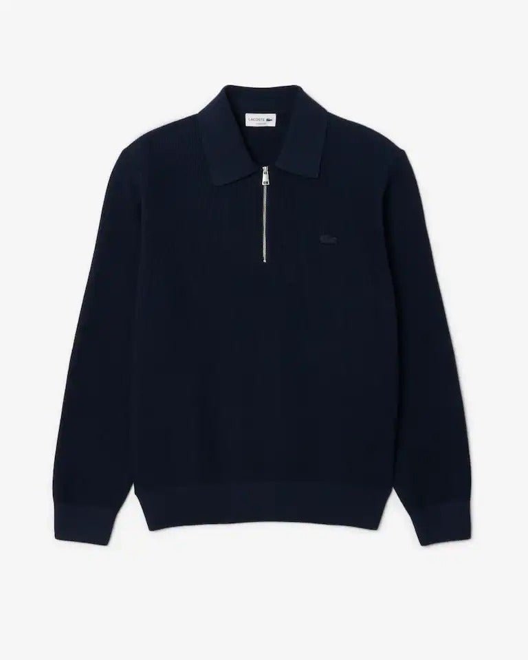 Polo Malha Azul Marinho Lacoste FW25