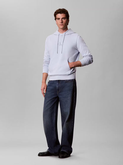 Sweatshirt com Logo Calvin Klein Azul Calvin Klein