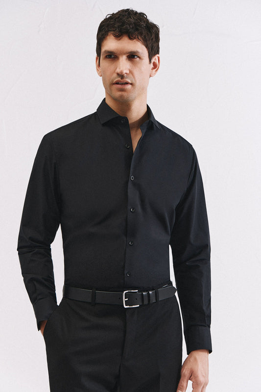 Camisa Preta Easy Iron Antony Morato SS26
