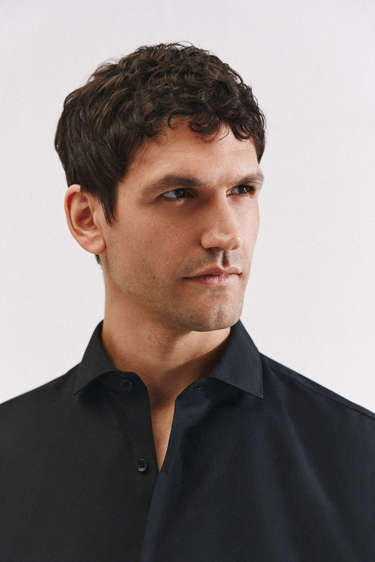 Camisa Preta Easy Iron Antony Morato SS26