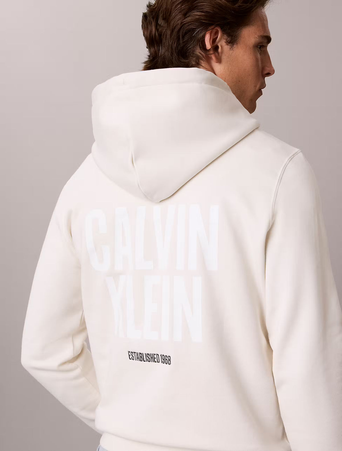 Sweatshirt Estampada Calvin Klein Branca Calvin Klein
