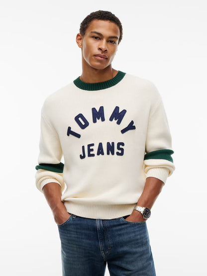 Camisola Estampada Tommy Hilfiger Creme Tommy Hilfiger