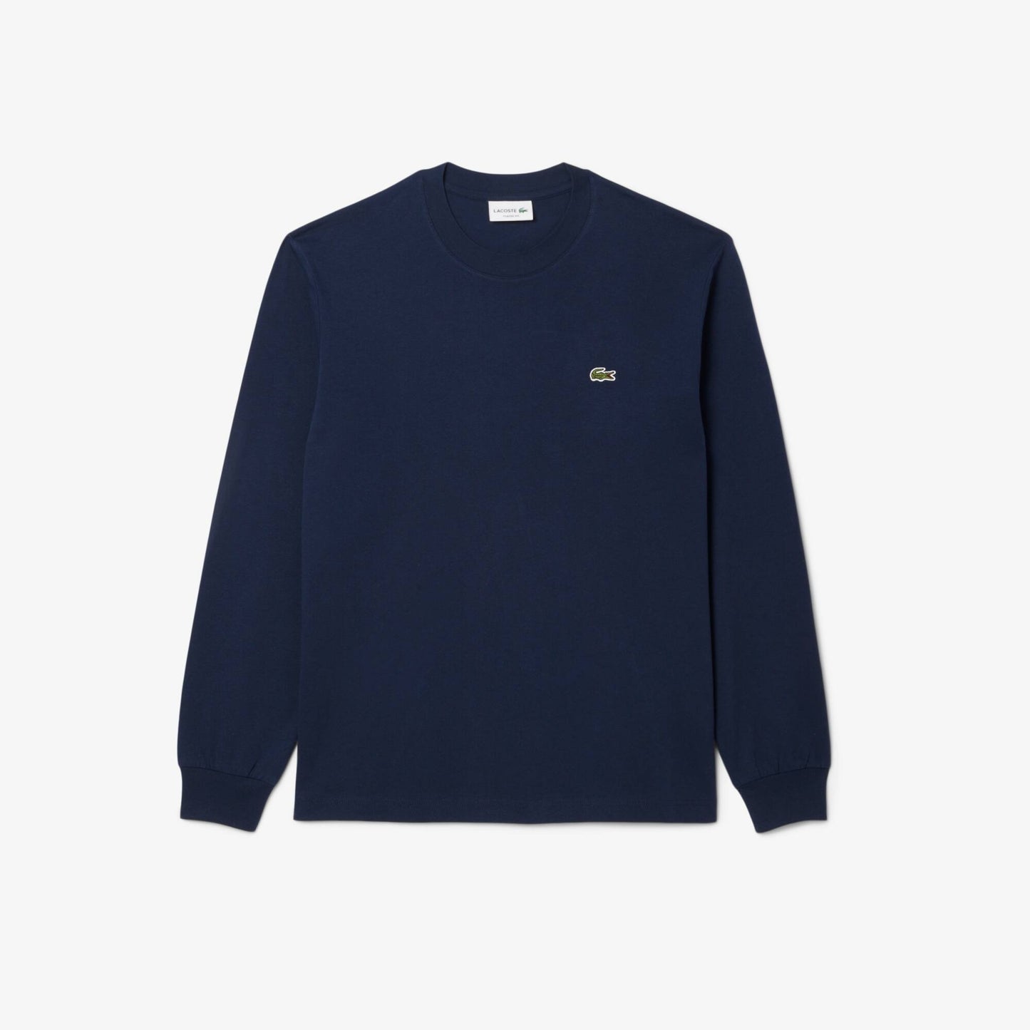 T-Shirt Manga Comprida Azul Lacoste FW25