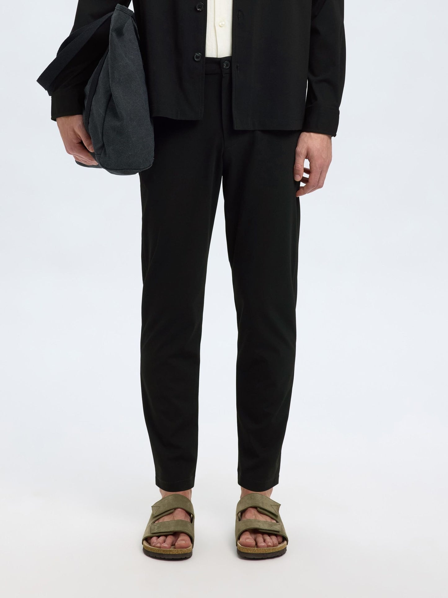 Calças Chino Pretas Selected FW25