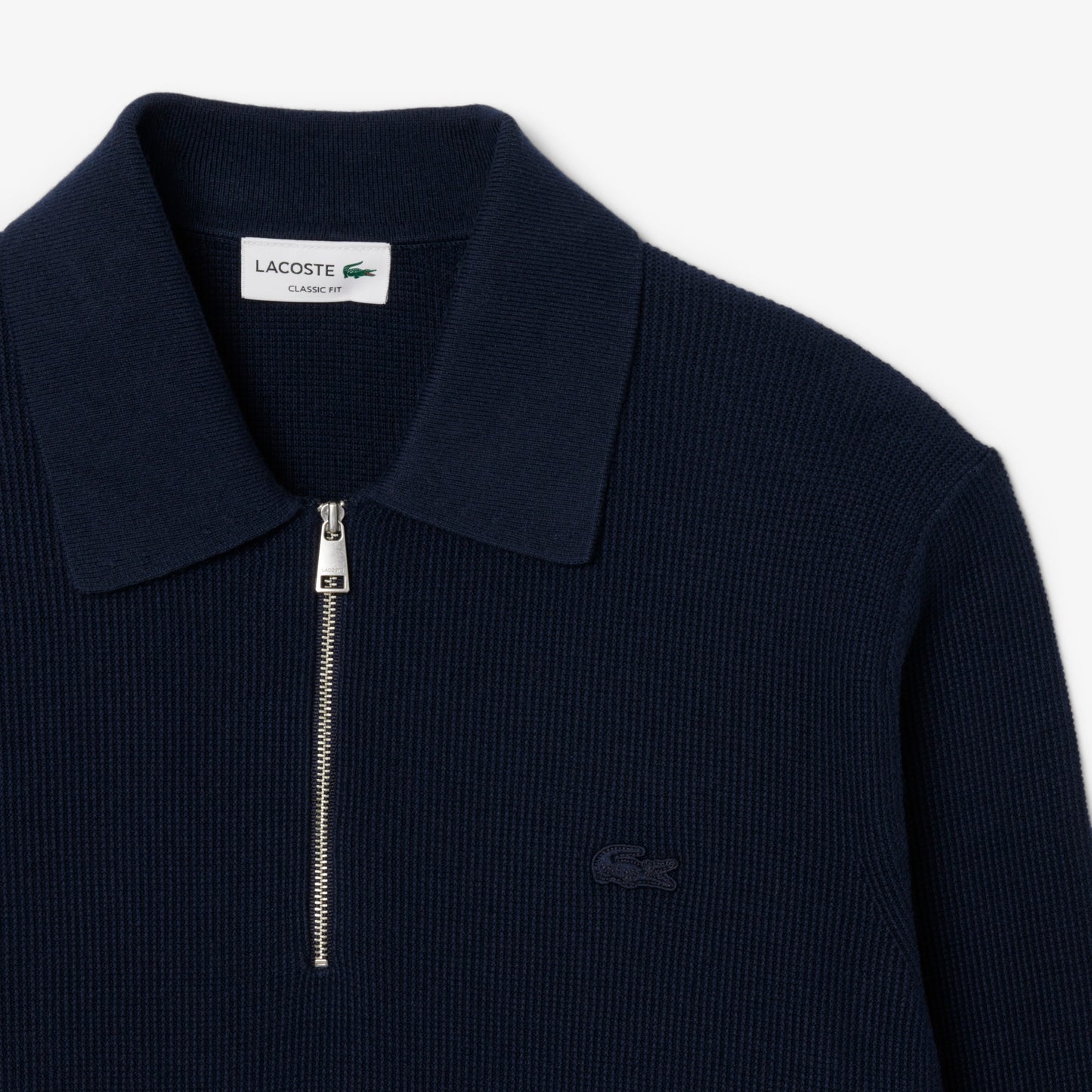Polo Malha Azul Marinho Lacoste FW25