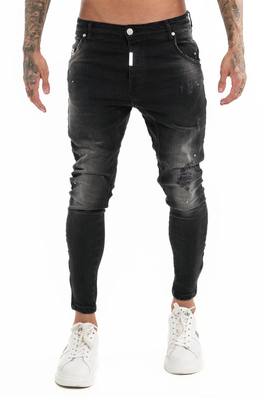 Calças de Ganga Cinza Vicenza Retzo FW25