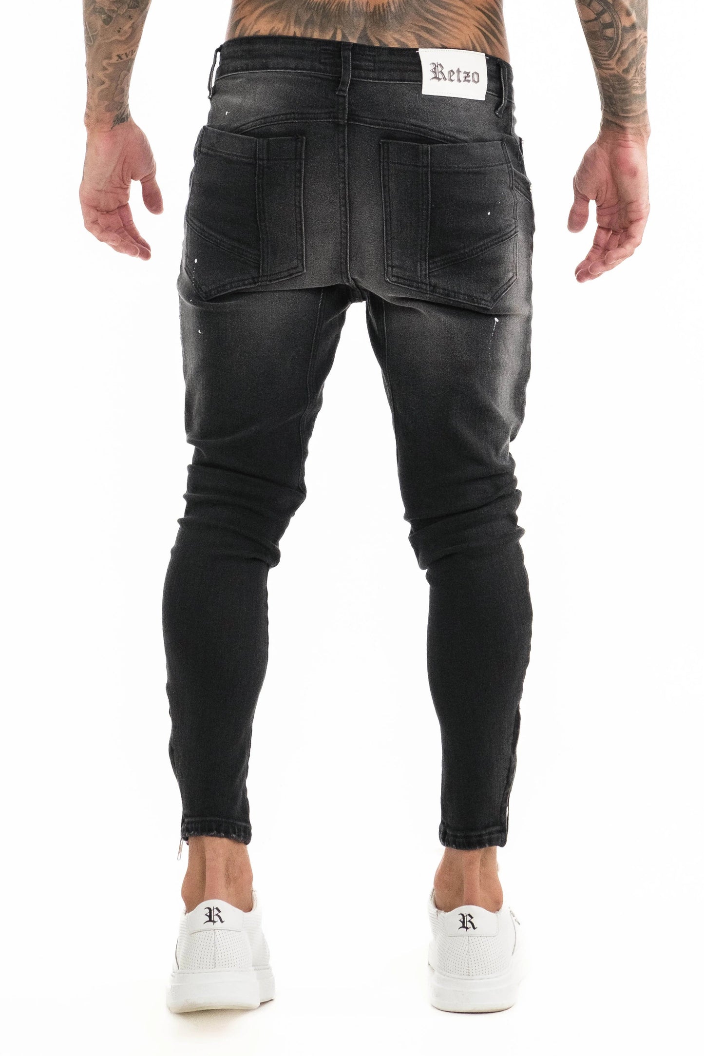 Calças de Ganga Cinza Vicenza Retzo FW25