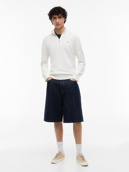 Camisola de Meio-Fecho Tommy Hilfiger Branca Tommy Hilfiger