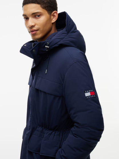 Parka Tommy Hilfiger de Nylon Reciclado Azul Tommy Hilfiger