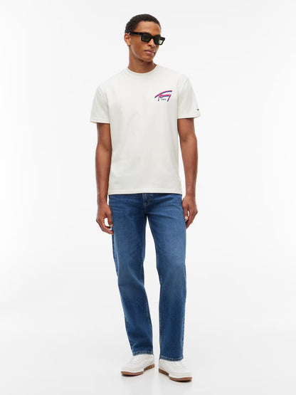 T-shirt Estampada de Algodão Tommy Hilfiger Branca Tommy Hilfiger