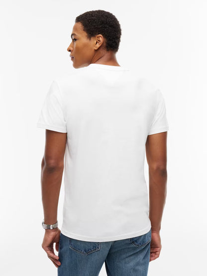 T-Shirt com Logo Tommy Hilfiger Branca Tommy Hilfiger