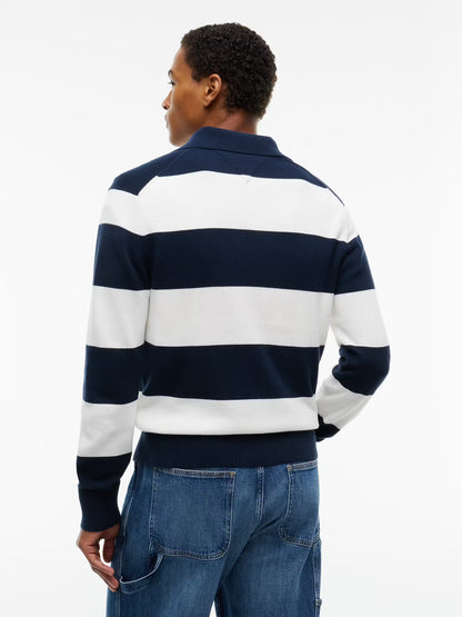 Polo de Manga Comprida Tommy Hilfilger ás Riscas Tommy Hilfiger