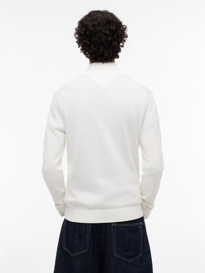 Camisola de Meio-Fecho Tommy Hilfiger Branca Tommy Hilfiger