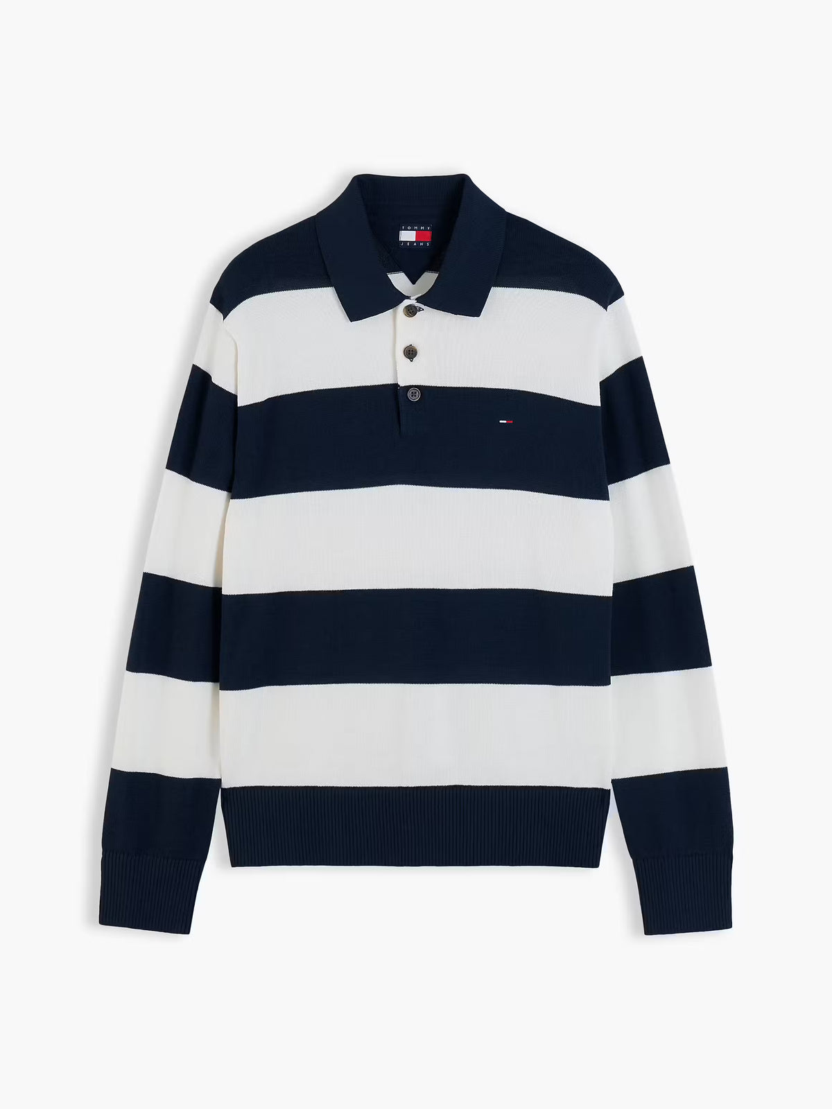 Polo de Manga Comprida Tommy Hilfilger ás Riscas Tommy Hilfiger