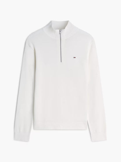 Camisola de Meio-Fecho Tommy Hilfiger Branca Tommy Hilfiger