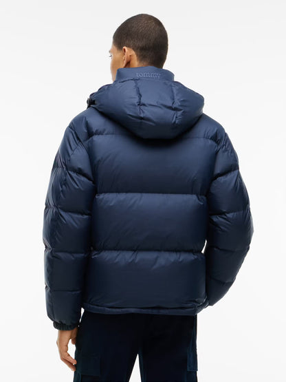 Kispo de Capuz Amovível Acolchoado Tommy Hilfiger Azul Tommy Hilfiger