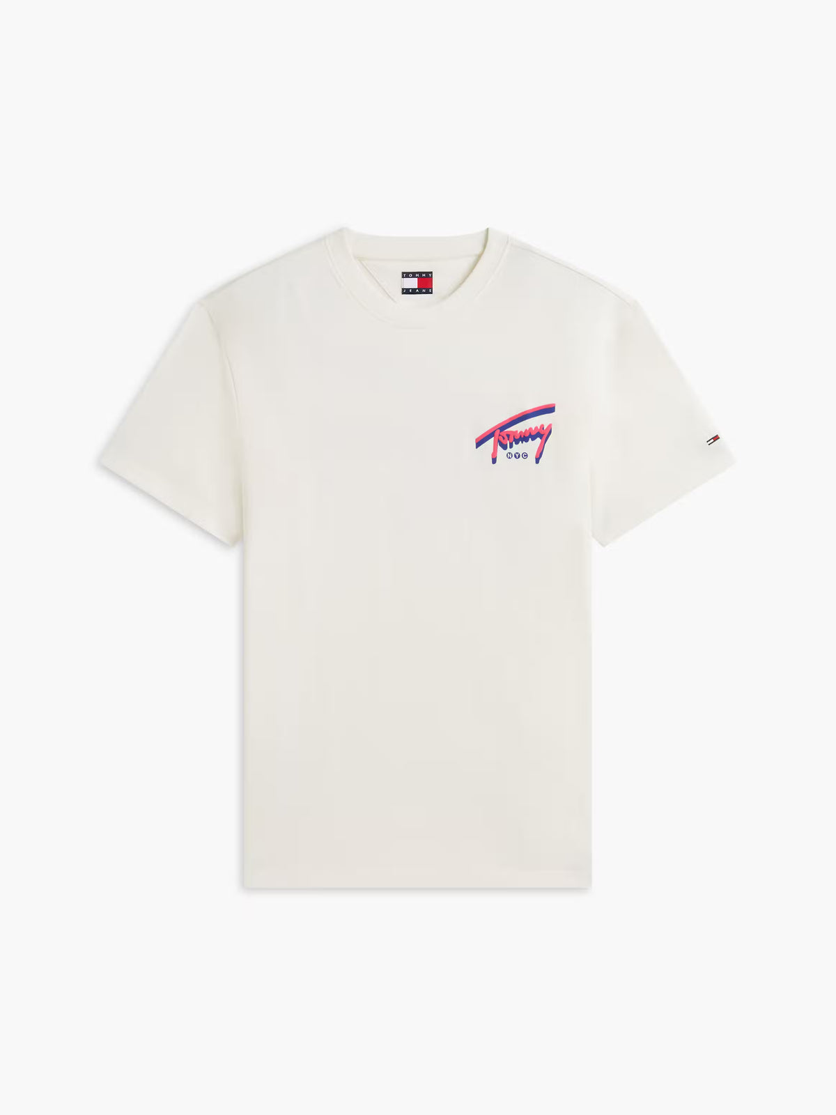 T-shirt Estampada de Algodão Tommy Hilfiger Branca Tommy Hilfiger