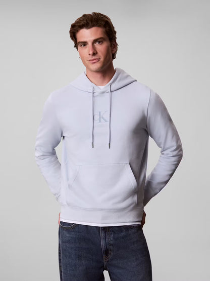 Sweatshirt com Logo Calvin Klein Azul Calvin Klein