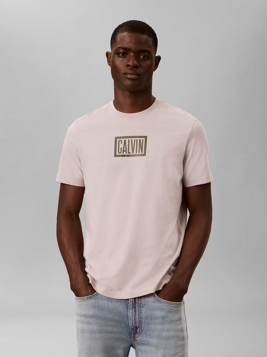 T-shirt Estamapada Calvin Klein Cor de Rosa Calvin Klein
