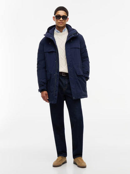 Parka Tommy Hilfiger de Nylon Reciclado Azul Tommy Hilfiger