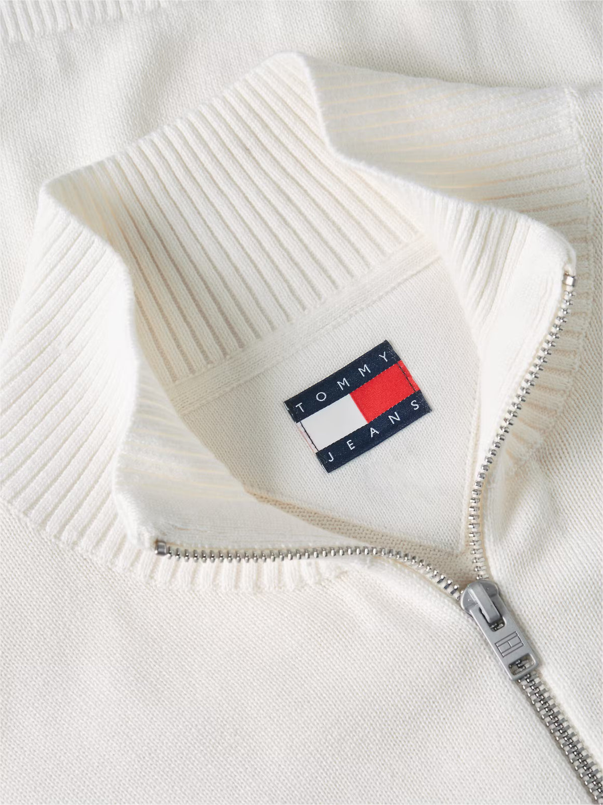Camisola de Meio-Fecho Tommy Hilfiger Branca Tommy Hilfiger