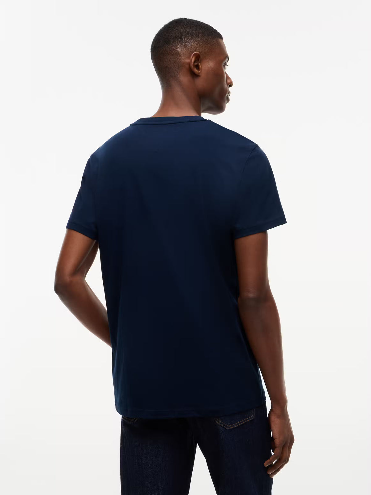 T-shirt Slim Signature Tommy Hilfiger Azul Tommy Hilfiger