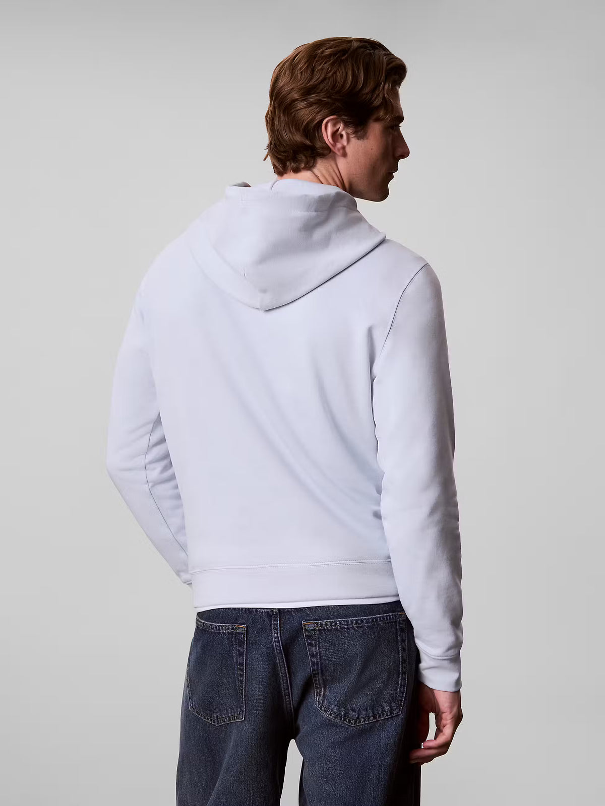 Sweatshirt com Logo Calvin Klein Azul Calvin Klein