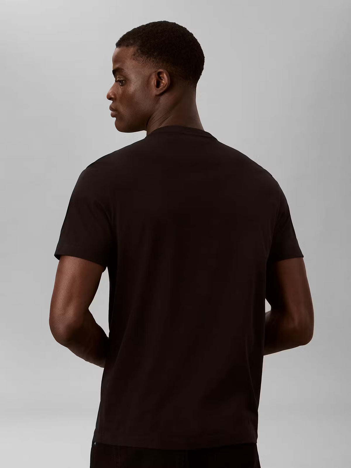 T-shirt Estamapada Calvin Klein Preta Calvin Klein