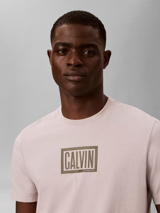 T-shirt Estamapada Calvin Klein Cor de Rosa Calvin Klein