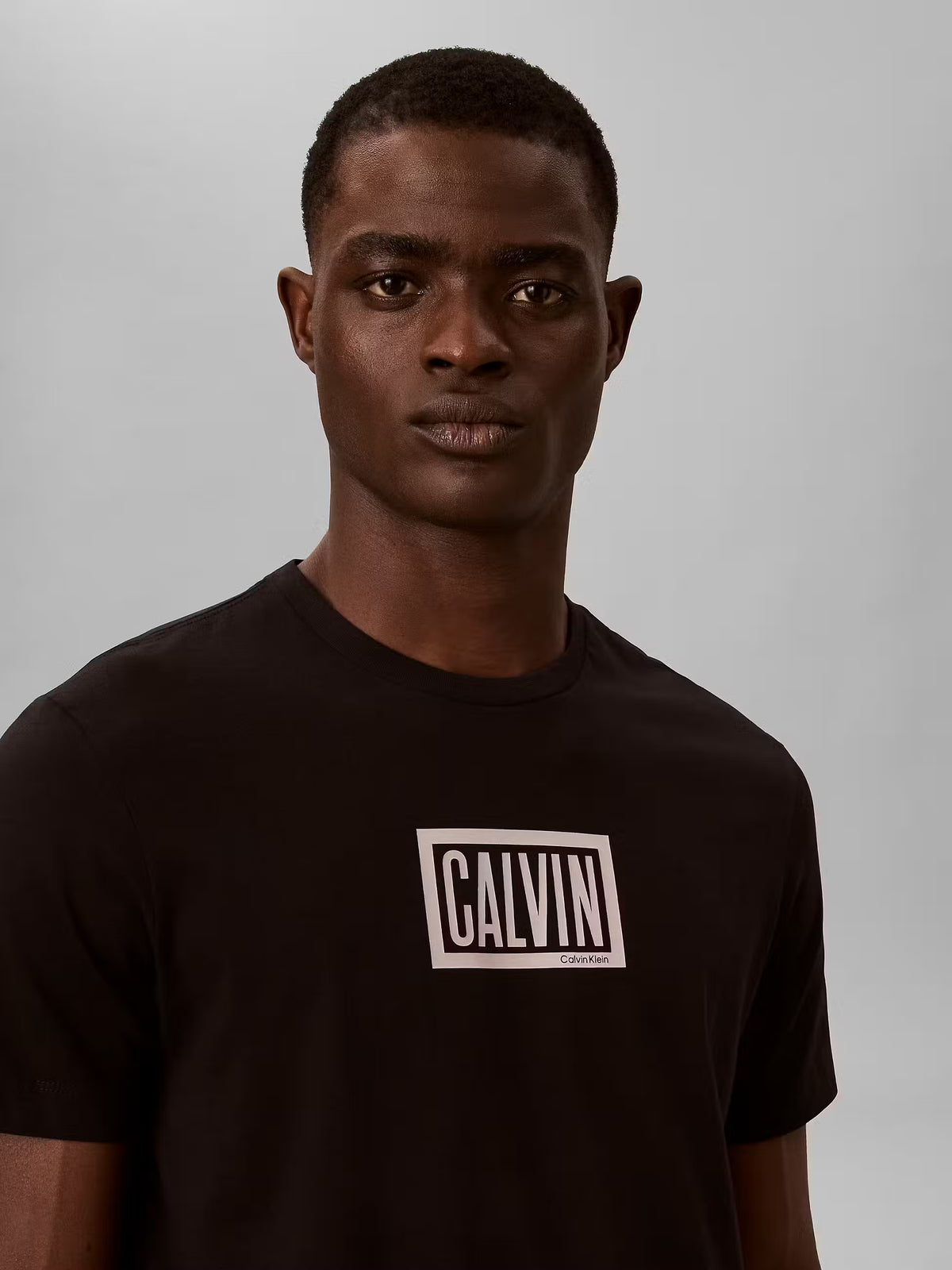 T-shirt Estamapada Calvin Klein Preta Calvin Klein