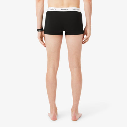 Boxers Pretos Pack 3 Lacoste