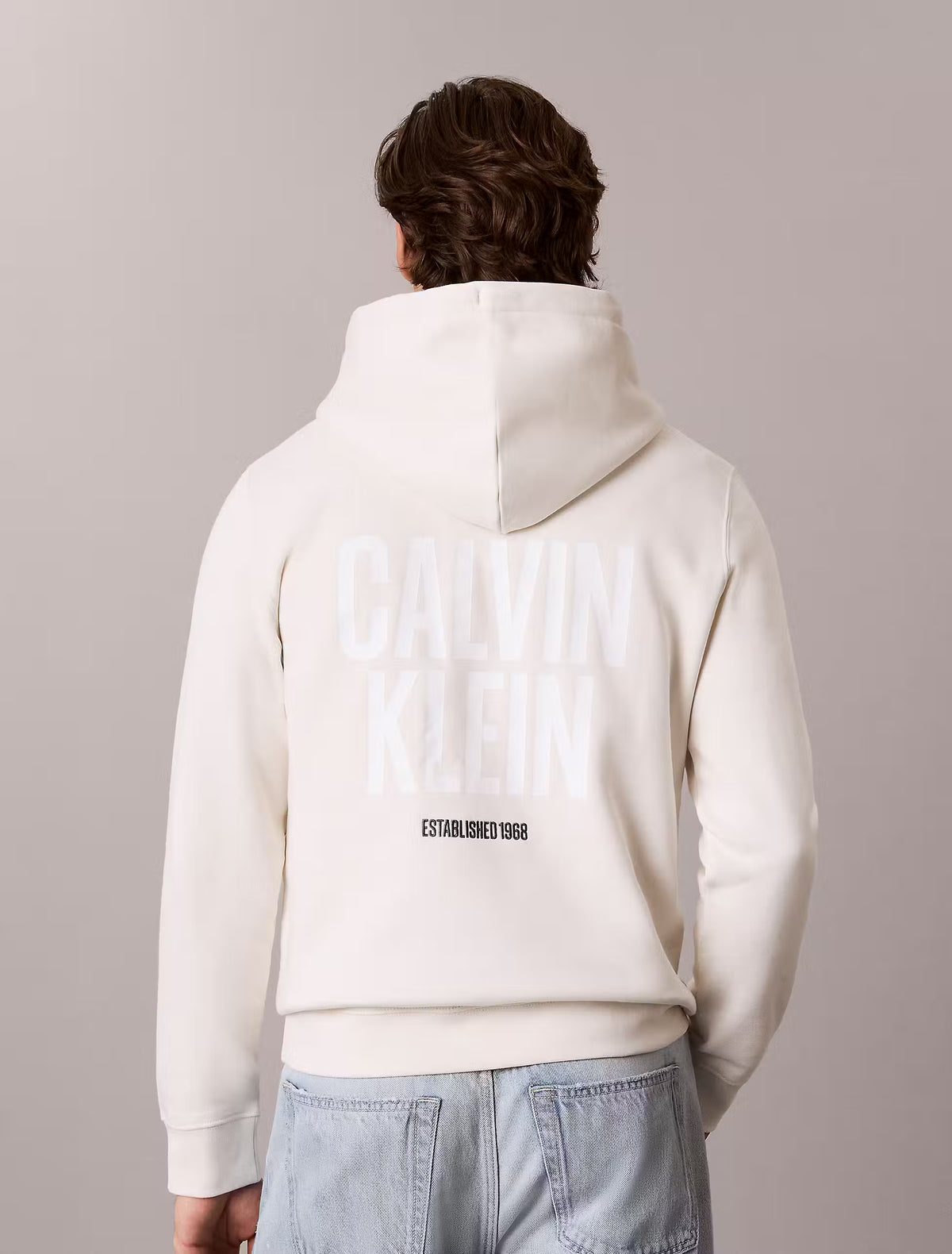 Sweatshirt Estampada Calvin Klein Branca Calvin Klein