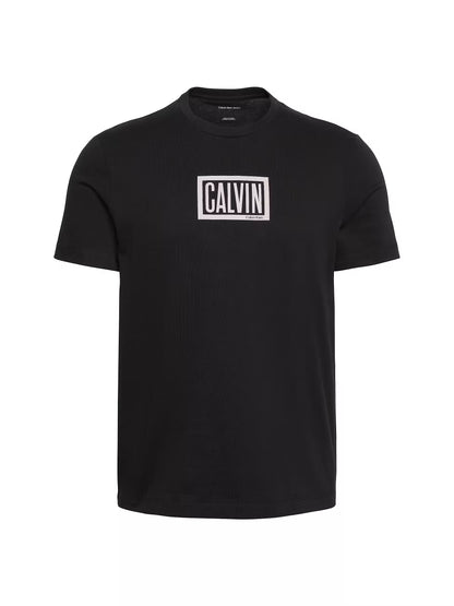 T-shirt Estamapada Calvin Klein Preta Calvin Klein