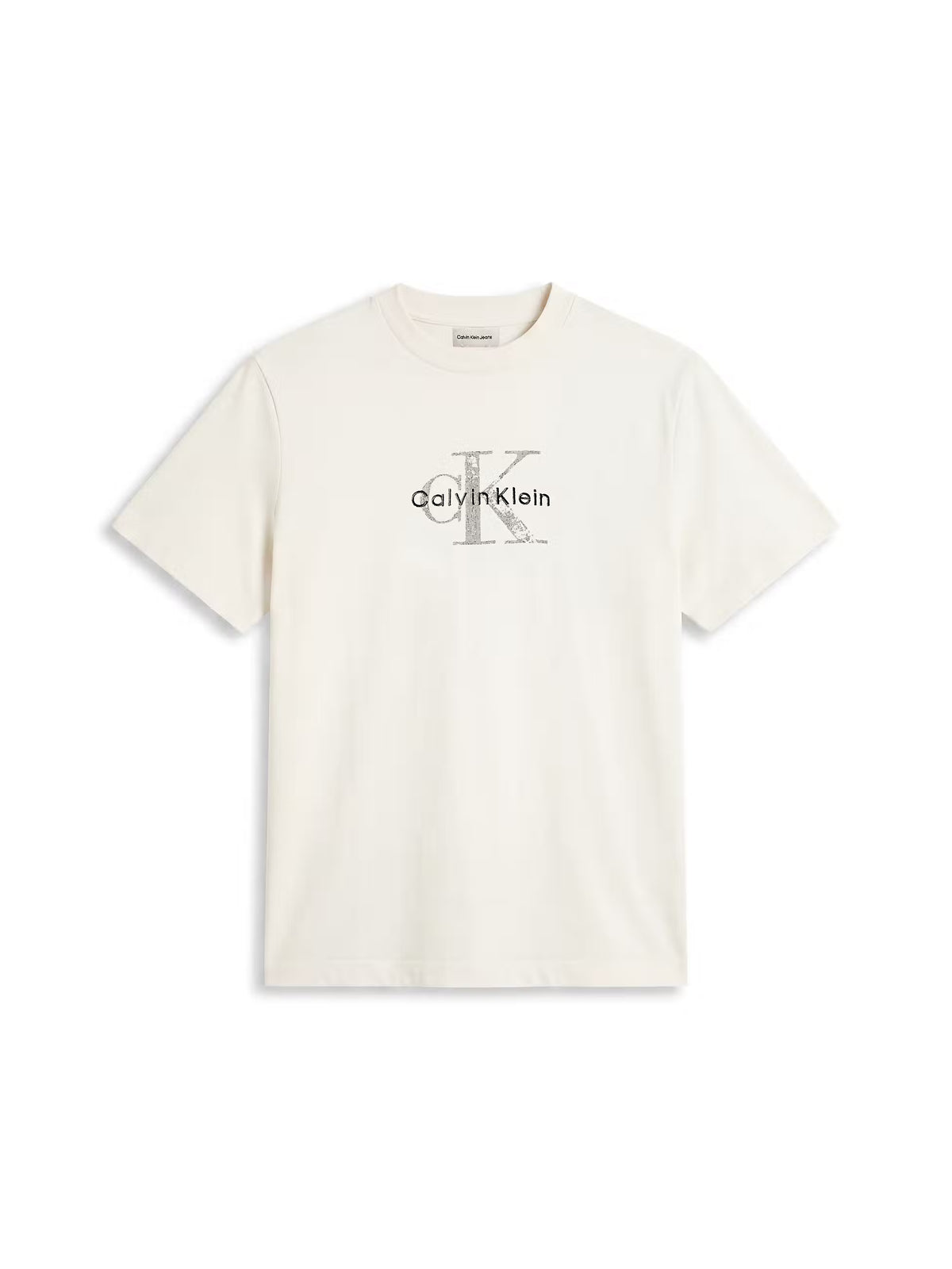 T-shirt com Logo Calvin Klein Branca Calvin Klein