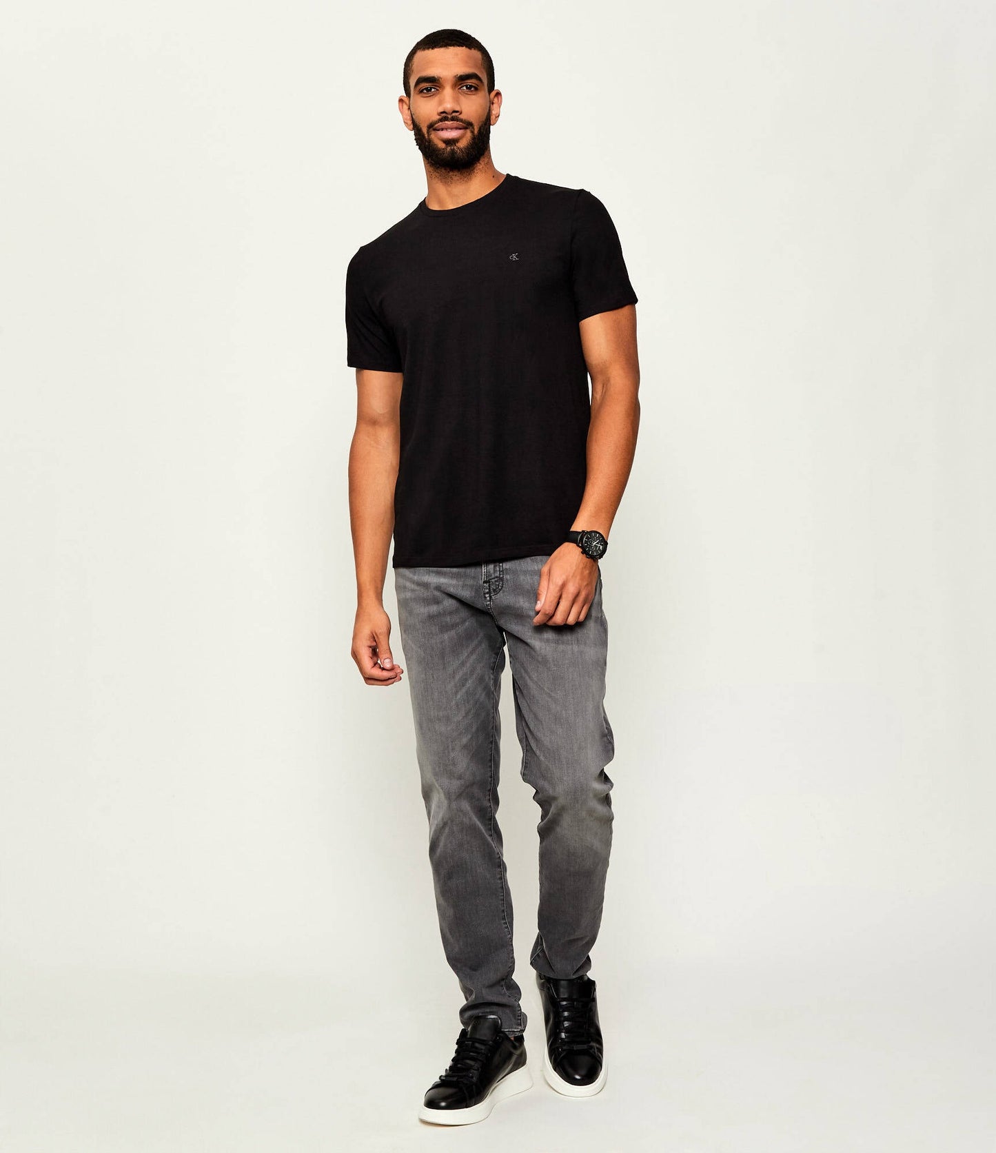 T-shirt Preta Calvin Klein FW25