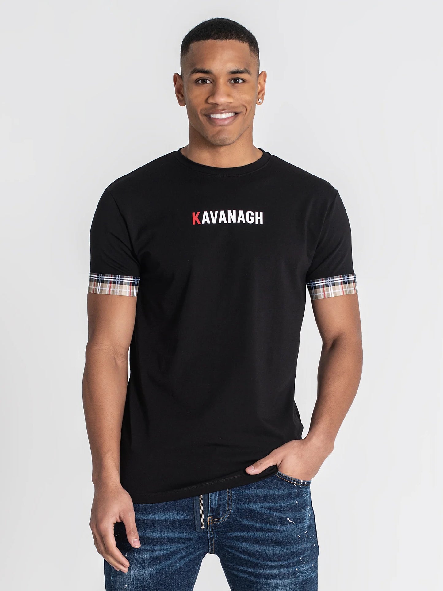 T-shirt Preta Gianni Kavanagh FW25