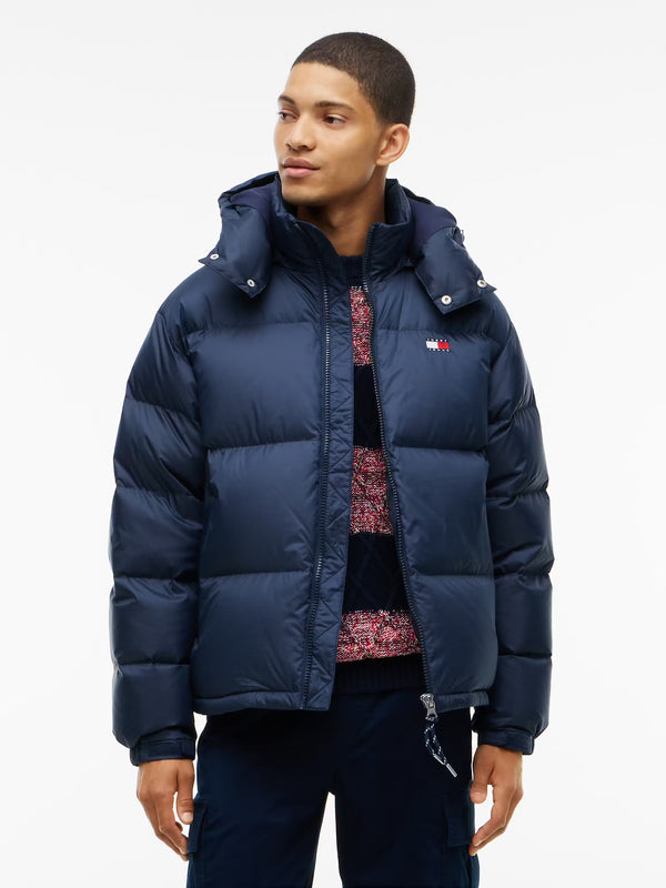 Kispo de Capuz Amovível Acolchoado Tommy Hilfiger Azul