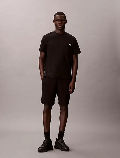 Calção de Algodão Preto Calvin Klein
